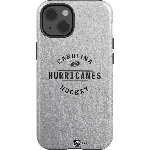 NHL Carolina Hurricanes Black Text iPhone 15 Impact Case