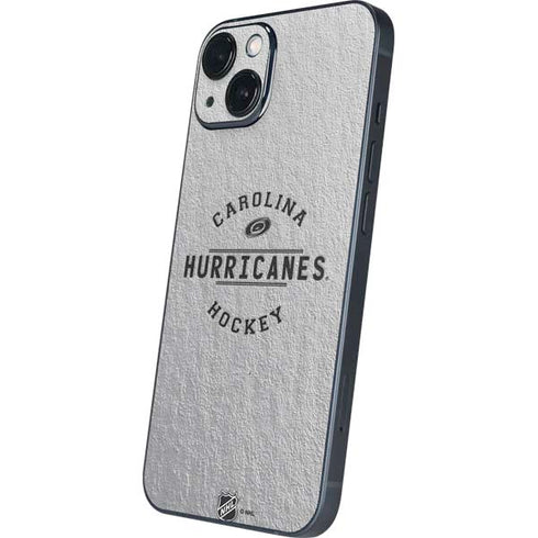 NHL Carolina Hurricanes Black Text iPhone 15 Plus Skin