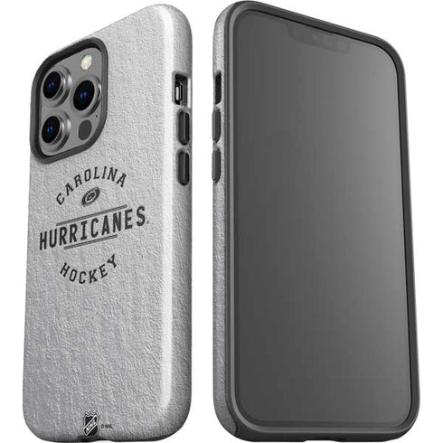 NHL Carolina Hurricanes Black Text iPhone 14 Pro Impact Case