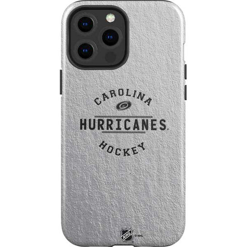 NHL Carolina Hurricanes Black Text iPhone 15 Pro Max Impact Case