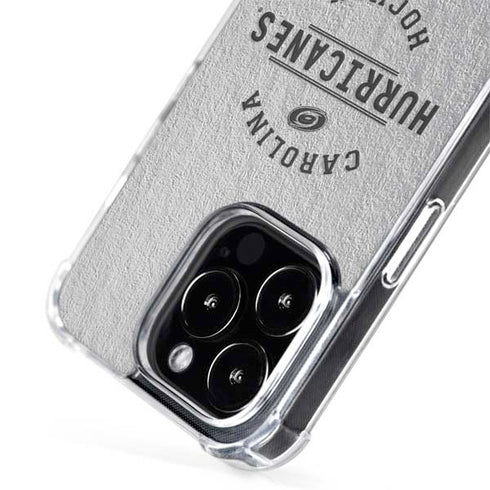 NHL Carolina Hurricanes Black Text iPhone 15 Pro Max MagSafe Case