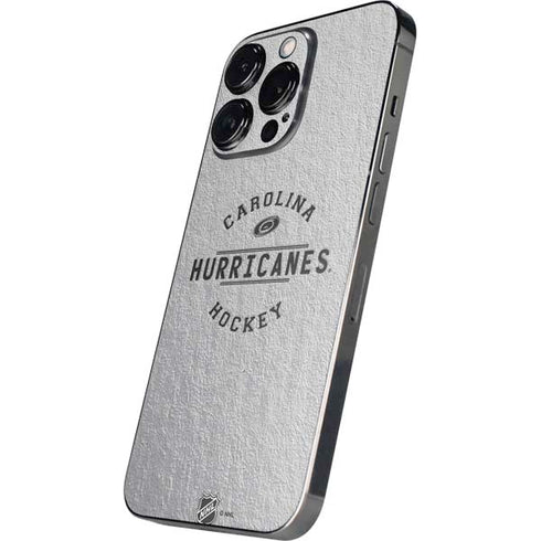 NHL Carolina Hurricanes Black Text iPhone 15 Pro Skin
