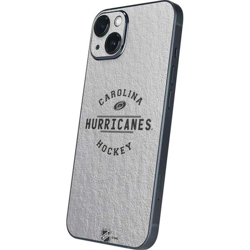 NHL Carolina Hurricanes Black Text iPhone 14 Skin