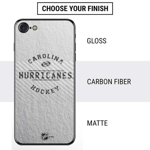 NHL Carolina Hurricanes Black Text iPhone SE (2nd & 3rd Gen) Skin