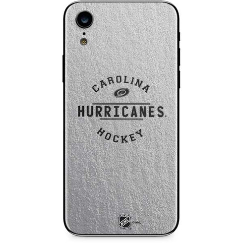 NHL Carolina Hurricanes Black Text iPhone XR Skin