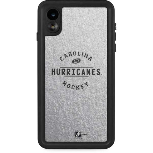 NHL Carolina Hurricanes Black Text iPhone XR Waterproof Case