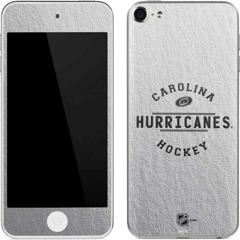 NHL Carolina Hurricanes Black Text Apple iPod Skin