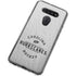 NHL Carolina Hurricanes Black Text LG K51/Q51 Clear Case