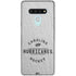 NHL Carolina Hurricanes Black Text LG Stylo 6 Clear Case