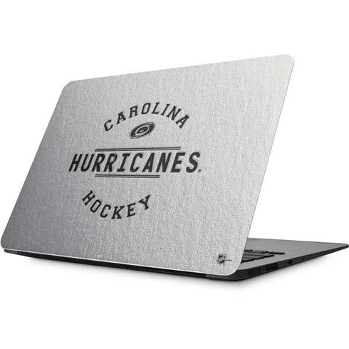 NHL Carolina Hurricanes Black Text Apple MacBook Skin