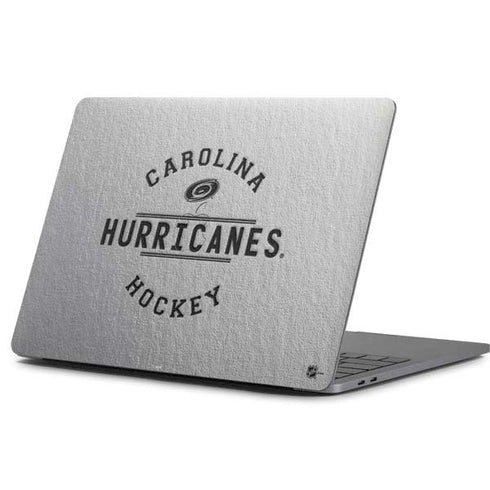 NHL Carolina Hurricanes Black Text Apple MacBook Pro 13-inch Skin
