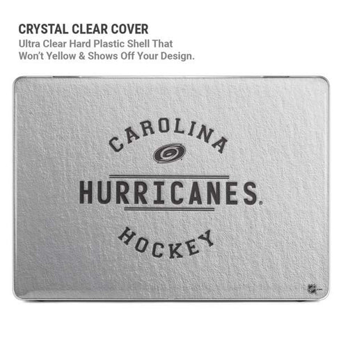 NHL Carolina Hurricanes Black Text MacBook Pro 15in (2016-19) Case plus Skin