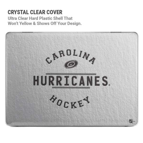 NHL Carolina Hurricanes Black Text MacBook Pro 16in (2019-20) Case plus Skin