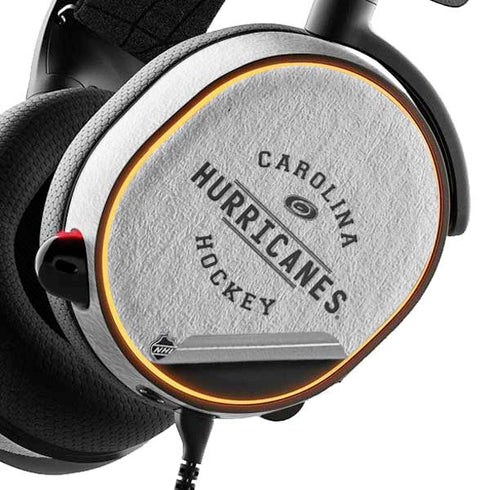 NHL Carolina Hurricanes Black Text SteelSeries Arctis 3 Skin