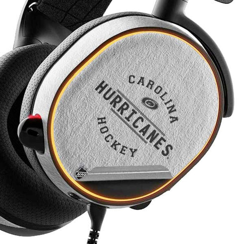 NHL Carolina Hurricanes Black Text SteelSeries Arctis 5 Skin