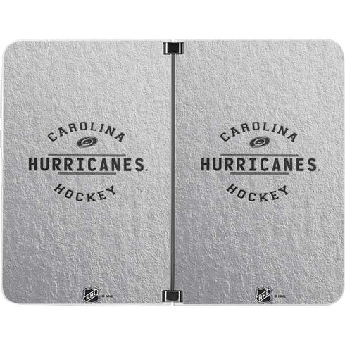 NHL Carolina Hurricanes Black Text Surface Duo Skin