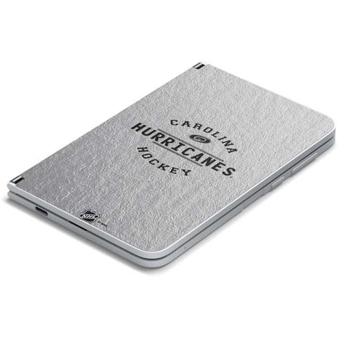 NHL Carolina Hurricanes Black Text Surface Duo Skin