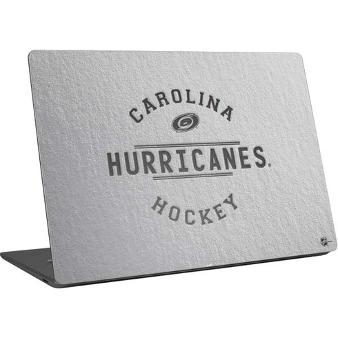 NHL Carolina Hurricanes Black Text Surface Laptop 4 15in Skin