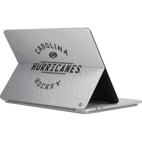 NHL Carolina Hurricanes Black Text Surface Laptop Studio Skin
