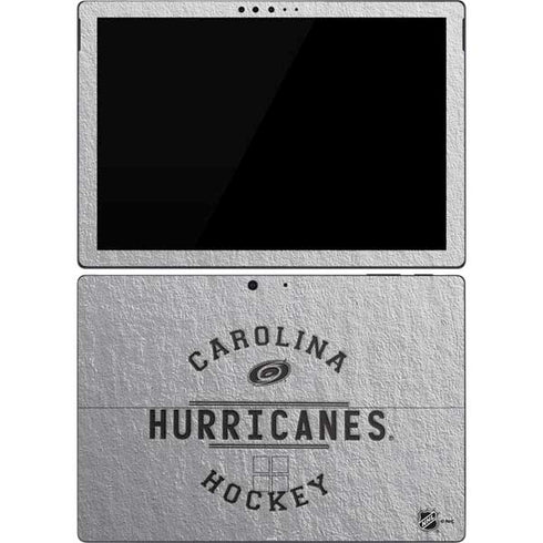 NHL Carolina Hurricanes Black Text Surface Pro 7 Skin