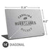 NHL Carolina Hurricanes Black Text Universal Laptop 14in (11.4 x 8.2in) Skin