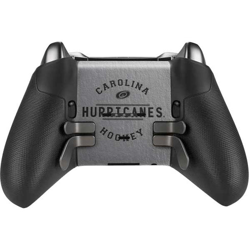 NHL Carolina Hurricanes Black Text Xbox Elite Wireless Controller Series 2 Skin