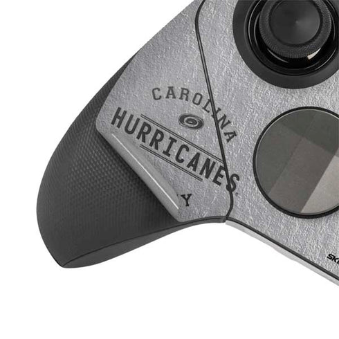 NHL Carolina Hurricanes Black Text Xbox Elite Wireless Controller Series 2 Skin