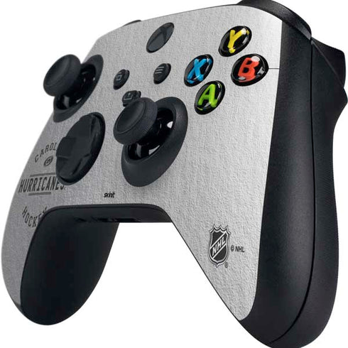 NHL Carolina Hurricanes Black Text Xbox Series X Controller Skin
