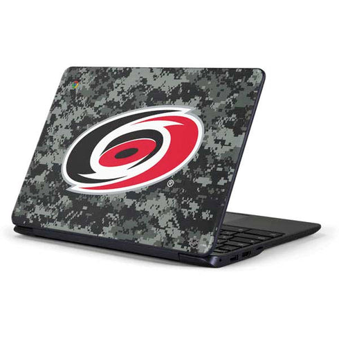 NHL Carolina Hurricanes Camo Samsung Chromebook Skin
