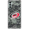 NHL Carolina Hurricanes Camo Galaxy A13 5G Clear Case