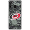 NHL Carolina Hurricanes Camo Galaxy A21 Clear Case