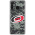 NHL Carolina Hurricanes Camo Galaxy A21 Clear Case