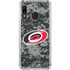 NHL Carolina Hurricanes Camo Galaxy A30 Clear Case