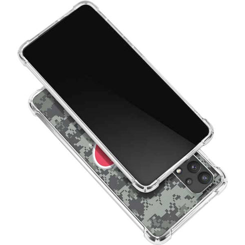 NHL Carolina Hurricanes Camo Galaxy A32 5G Clear Case