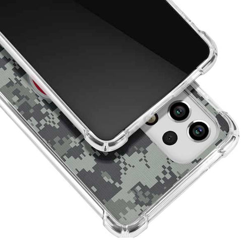 NHL Carolina Hurricanes Camo Galaxy A53 5G Clear Case