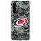NHL Carolina Hurricanes Camo Galaxy A54 5G Clear Case