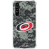 NHL Carolina Hurricanes Camo Galaxy A54 5G Clear Case