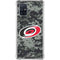NHL Carolina Hurricanes Camo Galaxy A71 5G Clear Case