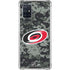 NHL Carolina Hurricanes Camo Galaxy A71 5G Clear Case