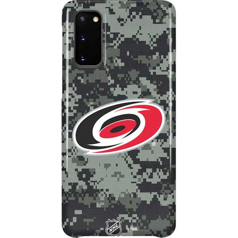 NHL Carolina Hurricanes Camo Galaxy S20 Lite Case