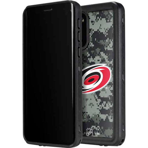 NHL Carolina Hurricanes Camo Galaxy S20 Plus Waterproof Case