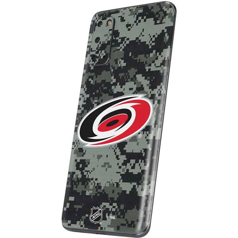 NHL Carolina Hurricanes Camo Galaxy S20 Skin