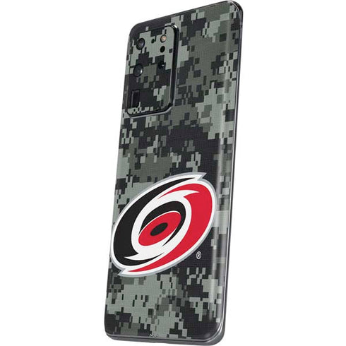 NHL Carolina Hurricanes Camo Galaxy S20 Ultra 5G Skin