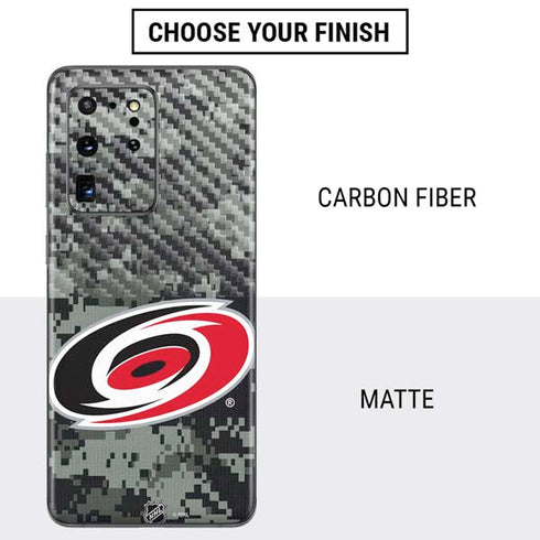 NHL Carolina Hurricanes Camo Galaxy S20 Ultra 5G Skin