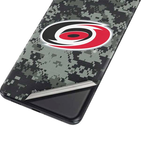 NHL Carolina Hurricanes Camo Galaxy S21 5G Skin