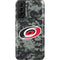 NHL Carolina Hurricanes Camo Galaxy S21 FE Pro Case