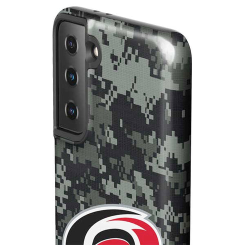 NHL Carolina Hurricanes Camo Galaxy S21 FE Pro Case
