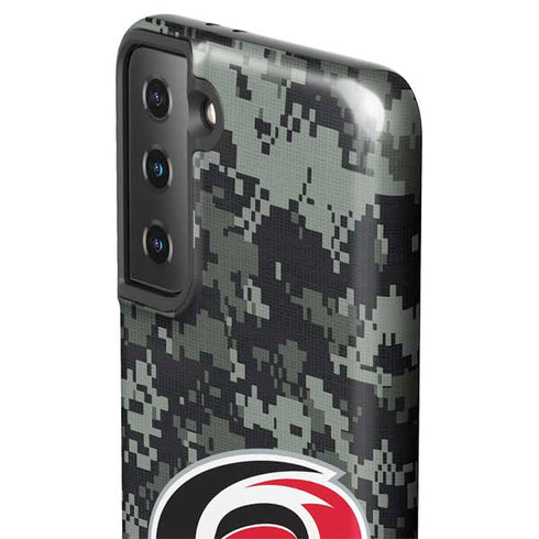 NHL Carolina Hurricanes Camo Galaxy S21 Plus 5G Pro Case