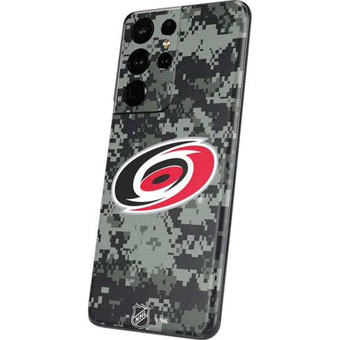 NHL Carolina Hurricanes Camo Galaxy S21 Ultra 5G Skin