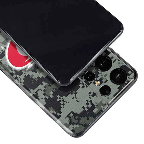 NHL Carolina Hurricanes Camo Galaxy S21 Ultra 5G Skin
